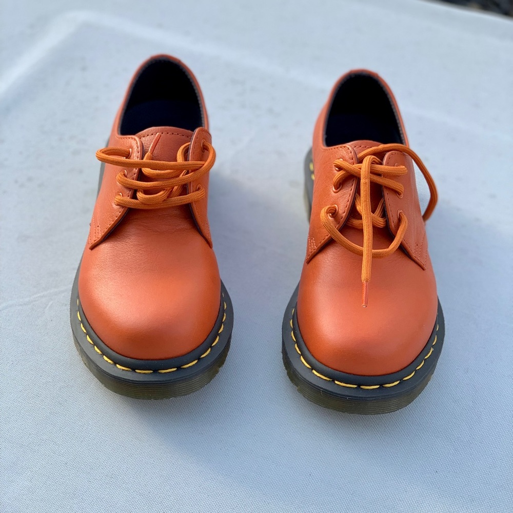 Orange Dr. Martens - women’s - size 5